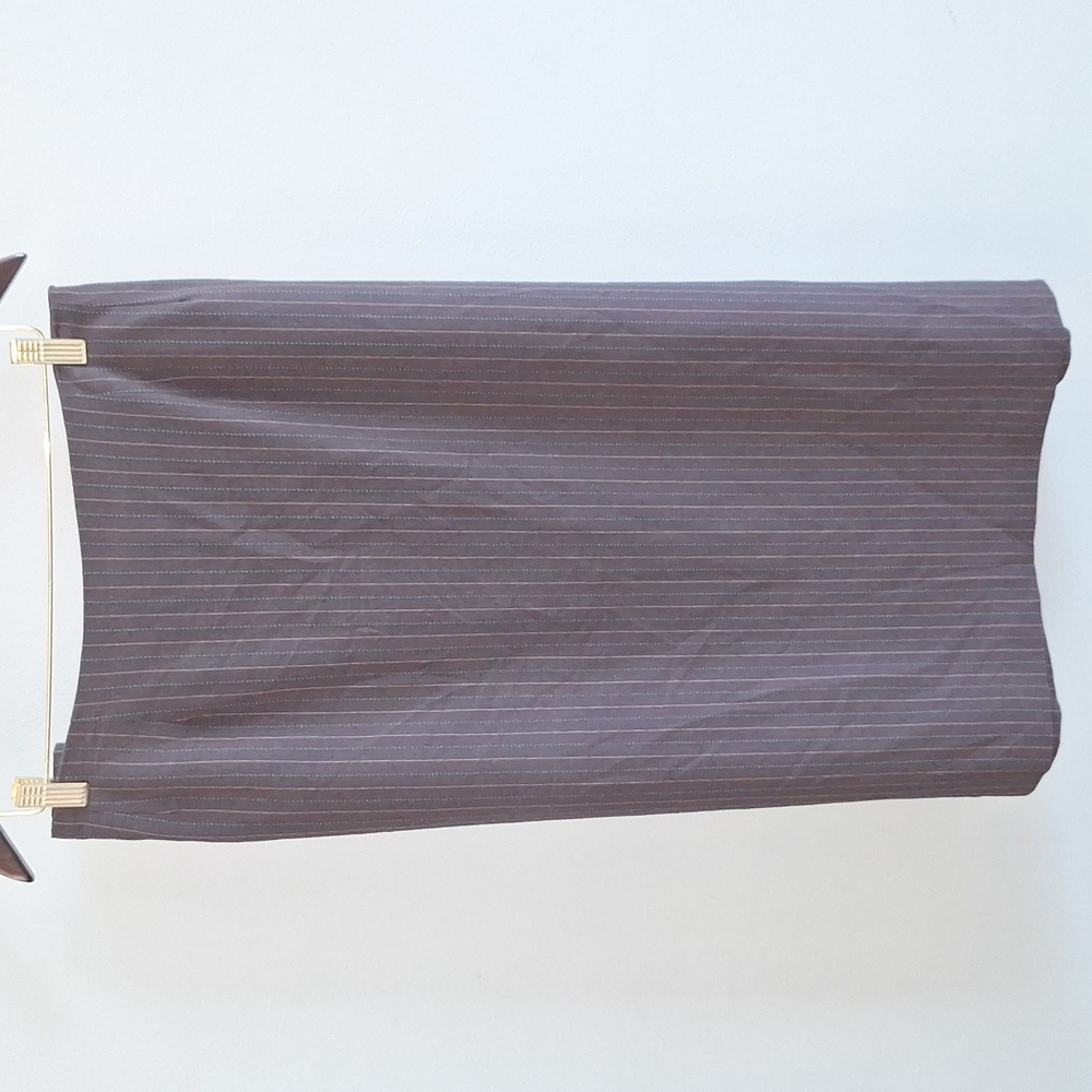 🐦 Lane Bryant size 24 lined career skirt. Charcoal with pinstripes. NWT